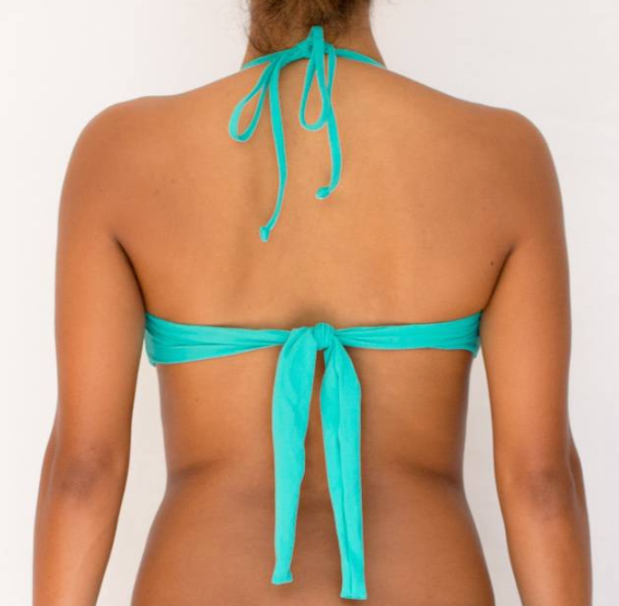 Twist Bandeau Sea Green
