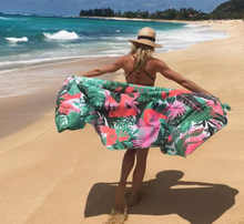Surfer Towel "PLANT ALOHA" by Kim Sielbeck