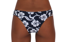 Skimpy Love with Braided Sides Hibiscus Navy