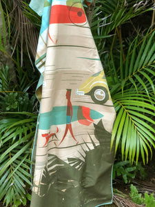 Surfer Towel "Kama'aina" by Nick Kuchar