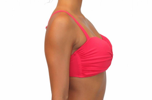 D Cup Bandeau Red