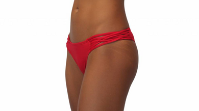 Skimpy Love with Braided Sides Red