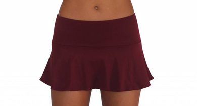 Skirt w/ Attached Bottom Maroon