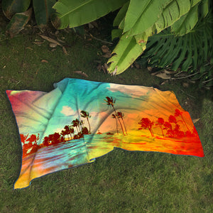 Surfer Towel "Tropics" by Matthew Allen